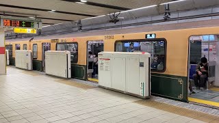 【特別装飾】横浜市営地下鉄グリーンライン  10000形  普通 中山行き  日吉 発車