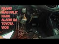 Paano mag install nang alarm sa toyota vios 2016modelac worktv