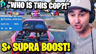 Summit1g CALLS OUT Cops after RAMMING on Supra S+ Boost! | GTA 5 NoPixel RP