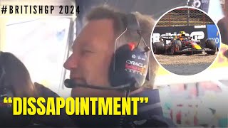 Christian Horner DISSAPOINTED Reaction after Sergio Perez ended up in the gravel at British GP Quali