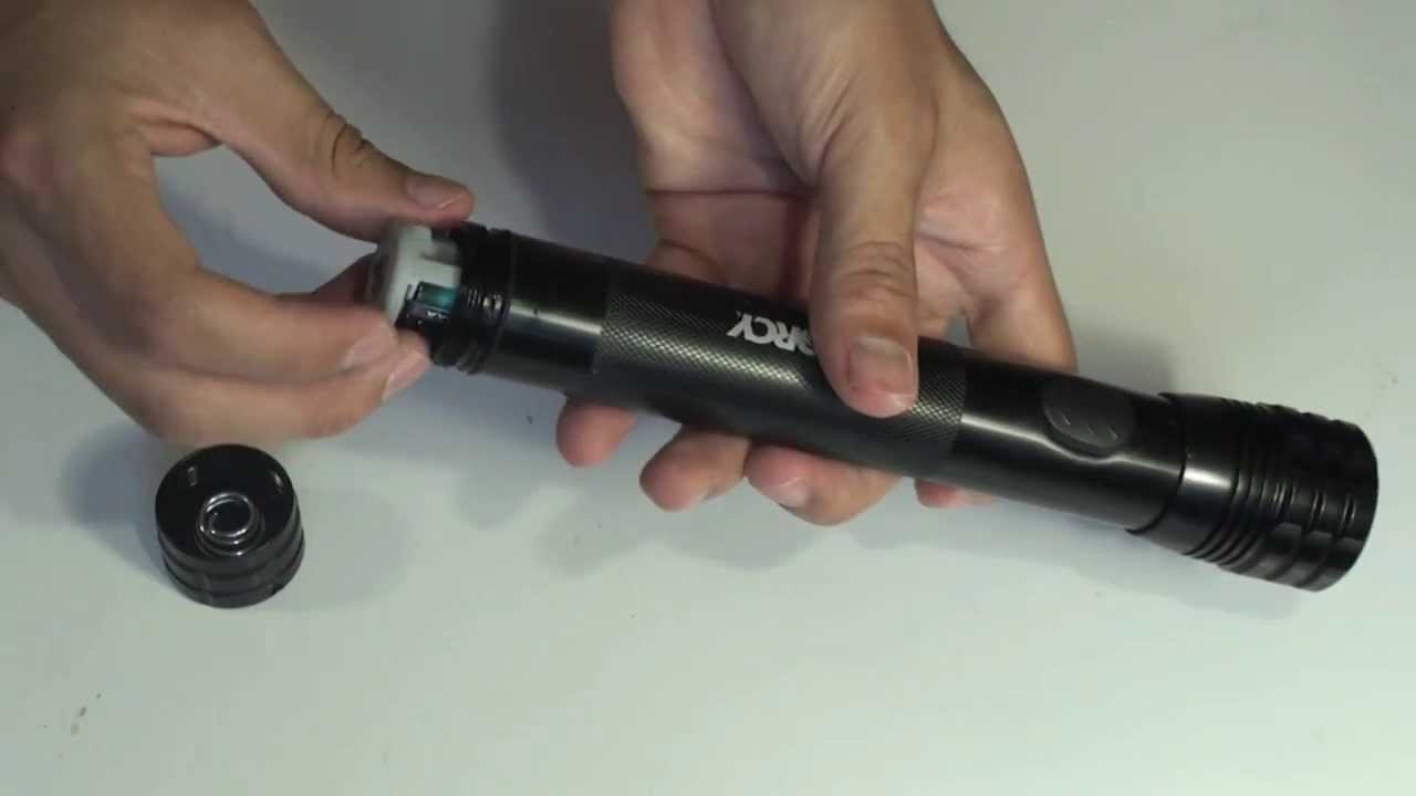 Dorcy Flashlight How To Install Batteries