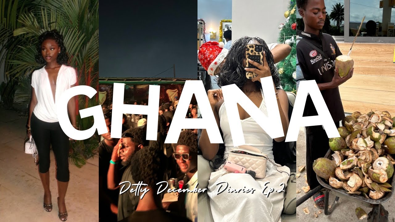 Detty, декабрь 2025, Гана 🇬🇭, часть 2 | Ночная жизнь Аккры, вечеринки на виллах, Рождество в Гане...