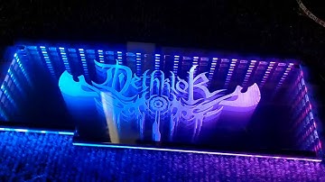 Custom Dethklok Addressable RGB GPU Backplate