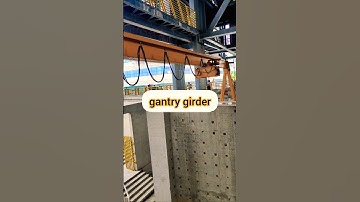 Gantry Girder steel sections in IIT Hyderabad campus #iithyderabad