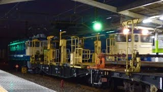 【元同僚との離合】 EF65-1102とEF65-2101の離合 @南流山