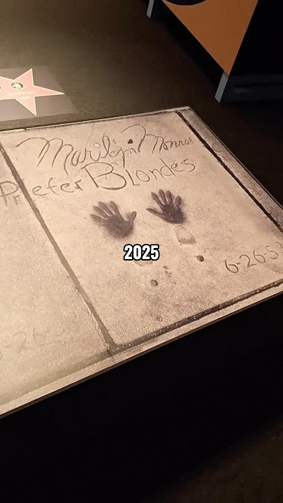 Marilyn Monroe & Jane Russell – Handprints Through Time