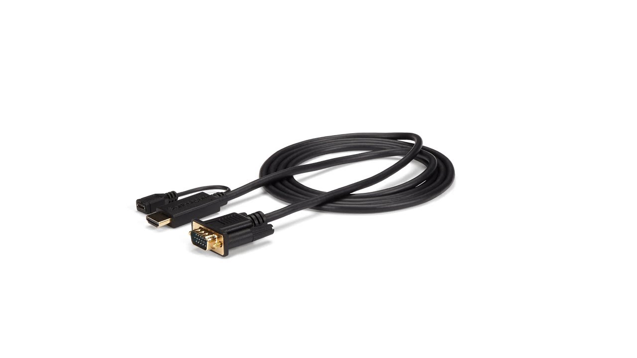 dvs. uheldigvis Atticus HDMI to VGA Cable 6ft Active - HDMI & DVI Display Adapters | StarTech.com