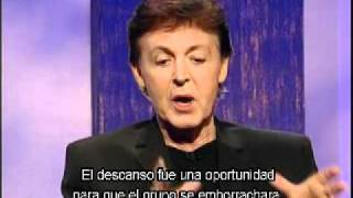 Paul Mccartney Entrevista como se unio a los Beatles Subtitulos en español chords