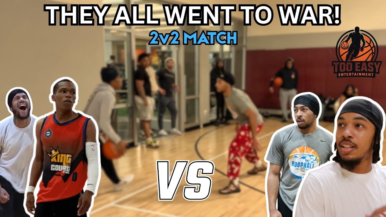 This Game Was SUPER INTENSE! Team Swag vs Team Walkdown 2v2 Basketball