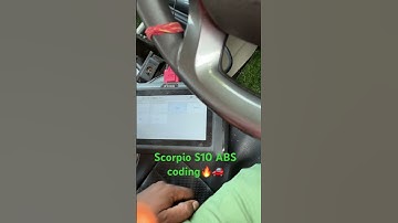 🔥🚗Scorpio S10 ABS🤟coding by Xtool🔥🚗👍