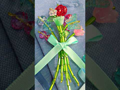 Beaded Bouquet Boutonniere DIY