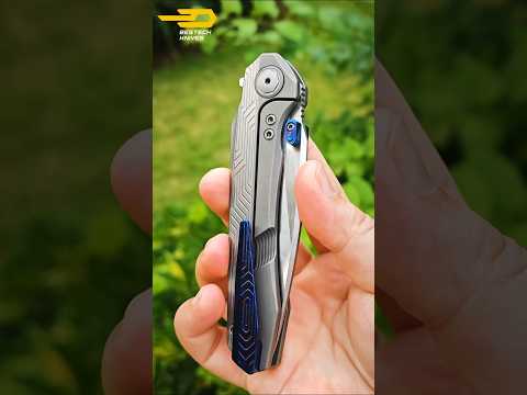 WET NELLIE in Grey, Timascus Thumb Studs & Clip Take It to Another Level! ????