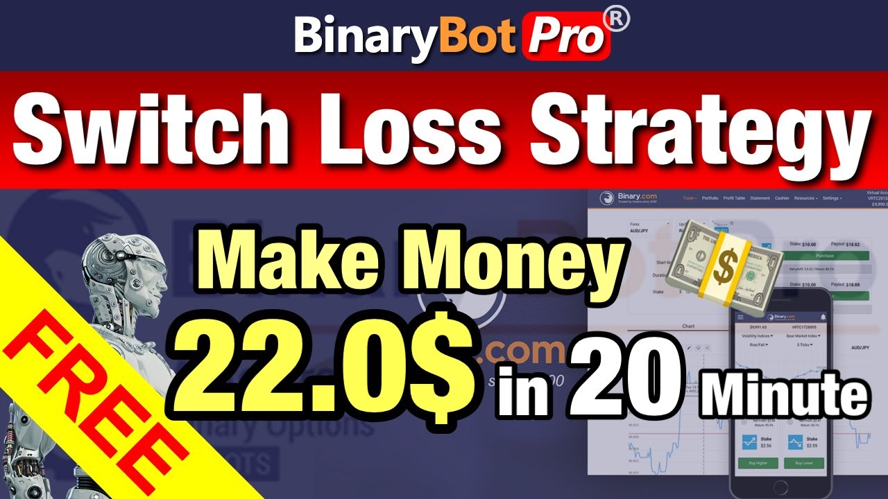 Binary Bot Pro | Switch Loss Strategy (2022) – Free Download