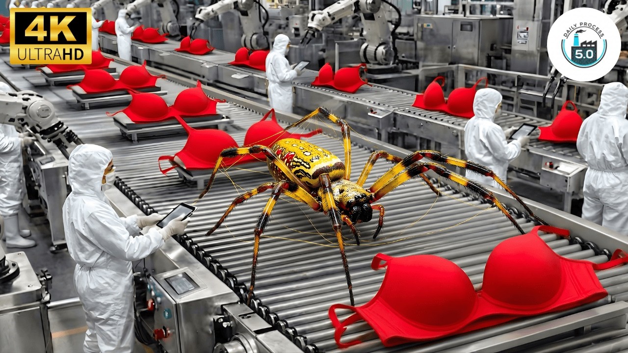 Inside the Lingerie Factory: From Spider Silk to Premium Women's Bras (Full Process)