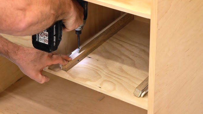 How to Make Pull-Out Shelves for Kitchen Cabinets • Ron Hazelton