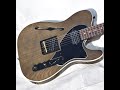 Sound: Thinline Telecaster HH Trans Black Ash 4-way Switch Partial Coil Splits In-Series Pure Tone
