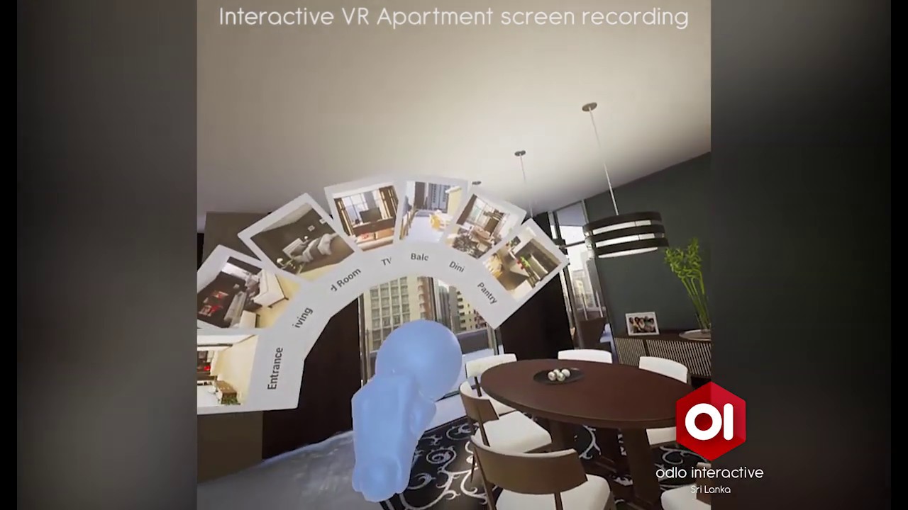 Interactive Virtual Reality (VR) Apartment Walkthrough - YouTube