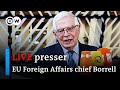 Watch live: EU Foreign Affairs chief Borrell holds presser after EU ministers' meeting on Russia