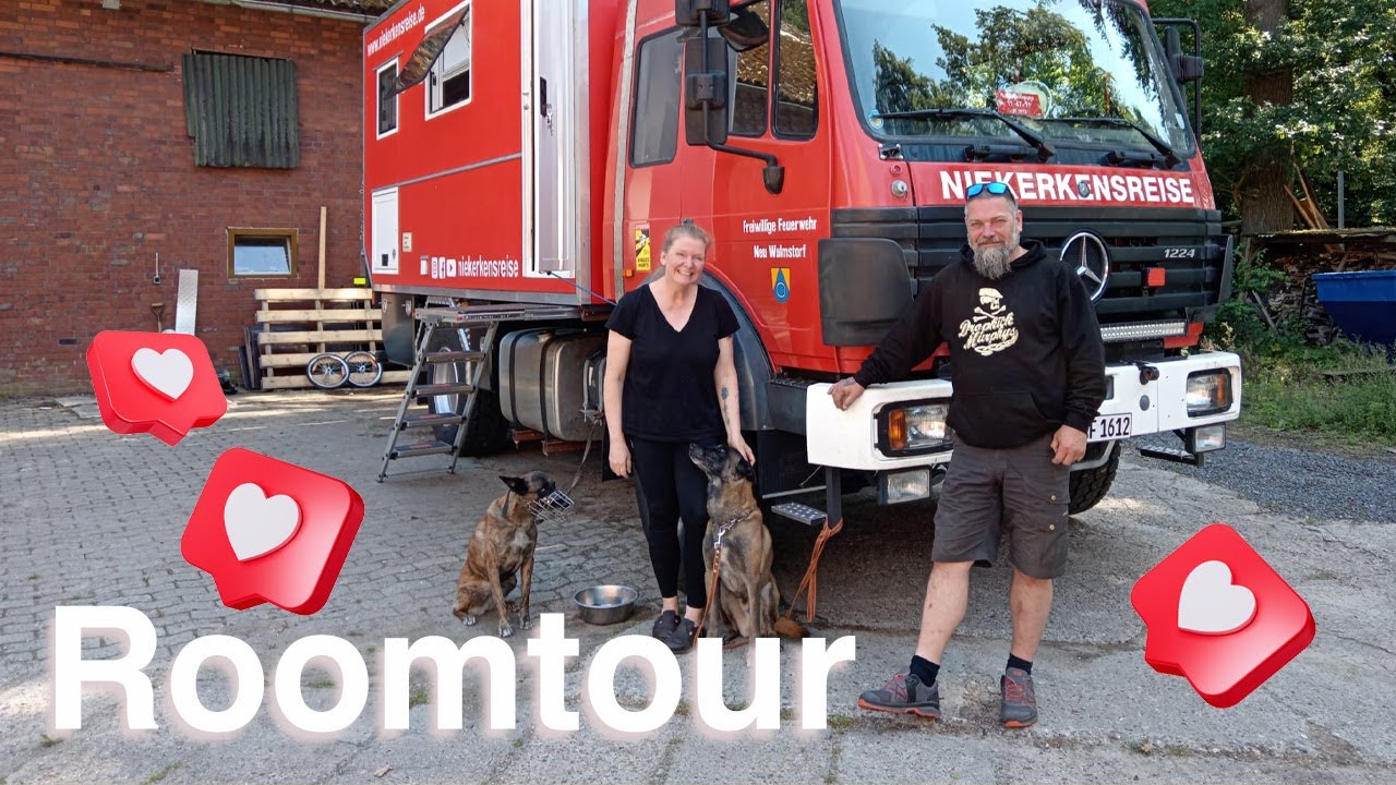 🚒 Mercedes MB 1224 4x4 – Vom Feuerwehrauto zum Expeditionsmobil | Roomtour 🏕️