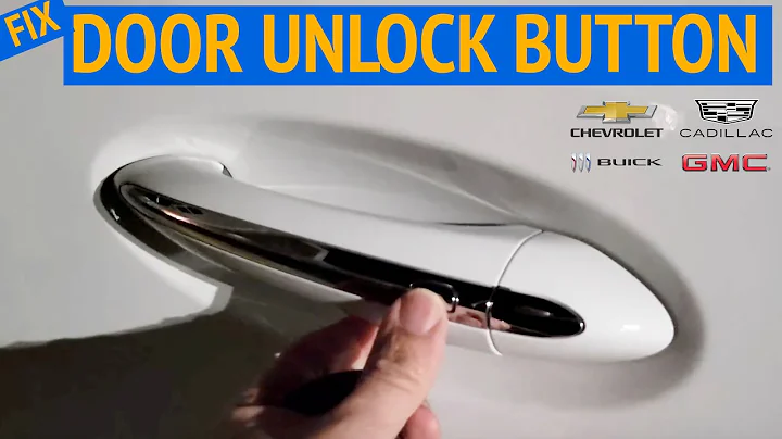 How to fix door unlock button (keyless entry) on Chevrolet, Buick, GMC and Cadillac cars