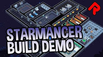 Starmancer: Space Station Builder inspired by RimWorld! | Starmancer build demo gameplay