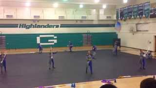 Granada Hills Charter High school Junior Varsity Winterguard 2015