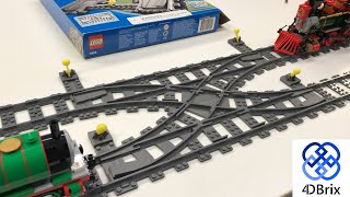 program prototype uddrag 4DBRIX CROSSOVER TRAIN TRACK Compared to LEGO 7996 - YouTube