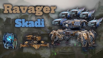 Ravager w/ Skadi & Moderator! Strong build! | War Robots