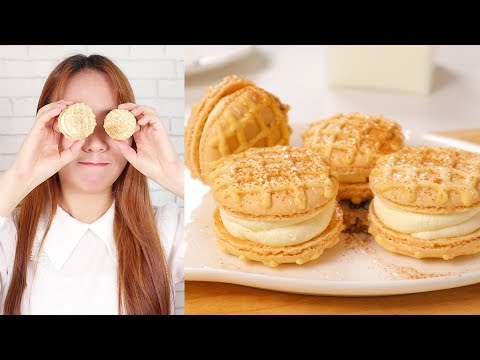 마카롱 만들기? 어렵지 않아요! 와플마카롱 만들기💛