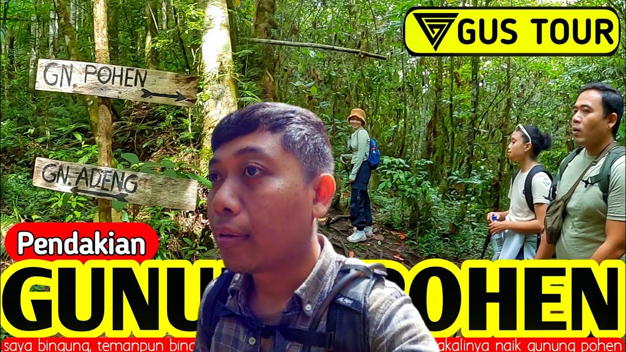 Gunung Pohen Via Abang Lestari, Jalur pendakian gunung