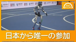 World Humanoid Robot Games: Japan's sole entry Hitomin completes 400m and 1500m in Beijing [Wan...