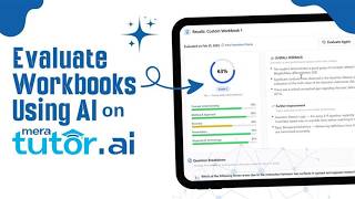 📘Workbooks Evaluation in MeraTutor.AI | AI-Powered Assessment for Students #meratutoraitfeatures
