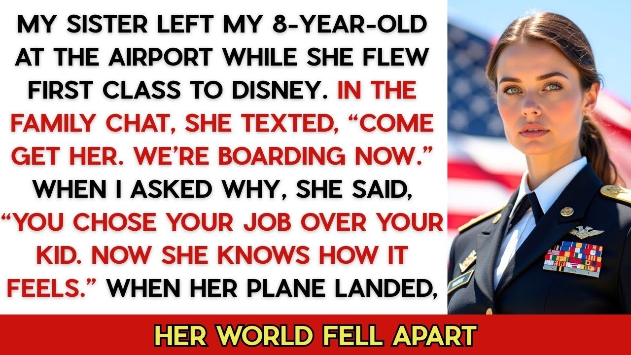 “She’ll Learn A Lesson,” My Sister Said After Abandoning My 8 Year Old At The Airport