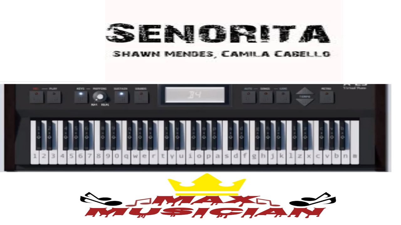 senorita roblox piano sheet