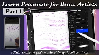 Procreate for Brow Artists [Part 1] Beginner friendly! screenshot 3