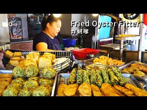 Street food│Oyster fritter│Sweet potato│Tofu│Taro│Leek rolls│Turnip Cake│Sanchong NTPC