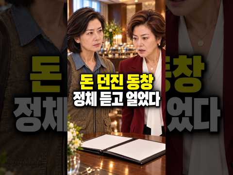 작업복 입었다고 <strong>돈</strong> 던진 동창… “네 남편, 김 부장 맞지?” #shorts #쇼츠