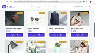 Build a Complete Responsive E-Commerce Website with admin Panel | HTML CSS JavaScript