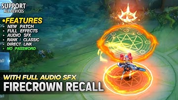 Firecrown Recall Effect Script No Password