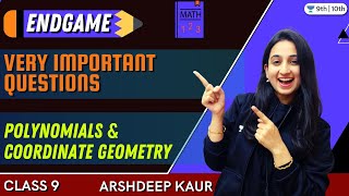 CBSE Class 9: Polynomials & Coordinate Geometry | Very Important Questions | Unacademy Class 9 & 10