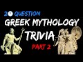 Greek Mythology Trivia Quiz (part 2 - harder!) | 20 question quiz