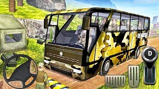 Army Bus Transport Duty 2019 - Offroad Driving Bus - Android GamePlay screenshot 4