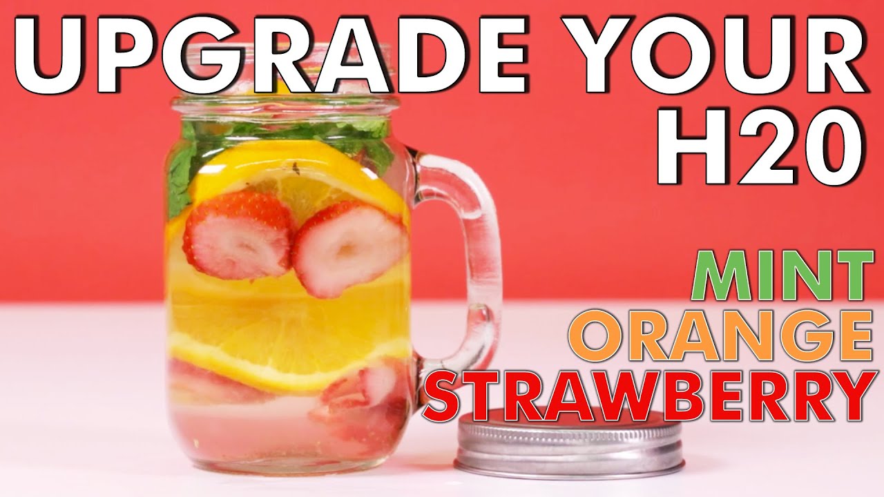 DIY Fruit Infused Water - Mint, Orange and Strawberry | Shape