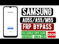 A05s/A55/M55 FRP bypass | Bypass FRP all Samsung mobile 