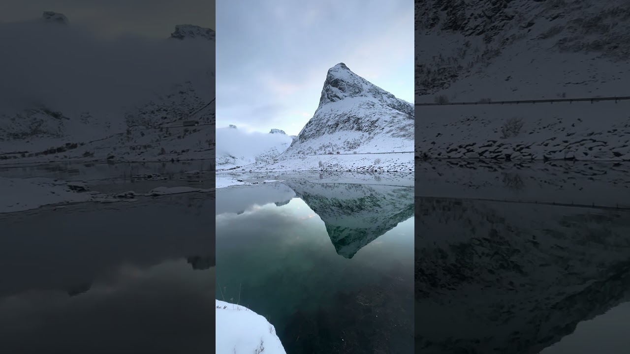 STUNNING reflection photography in NORWAY WINTER 🇳🇴 