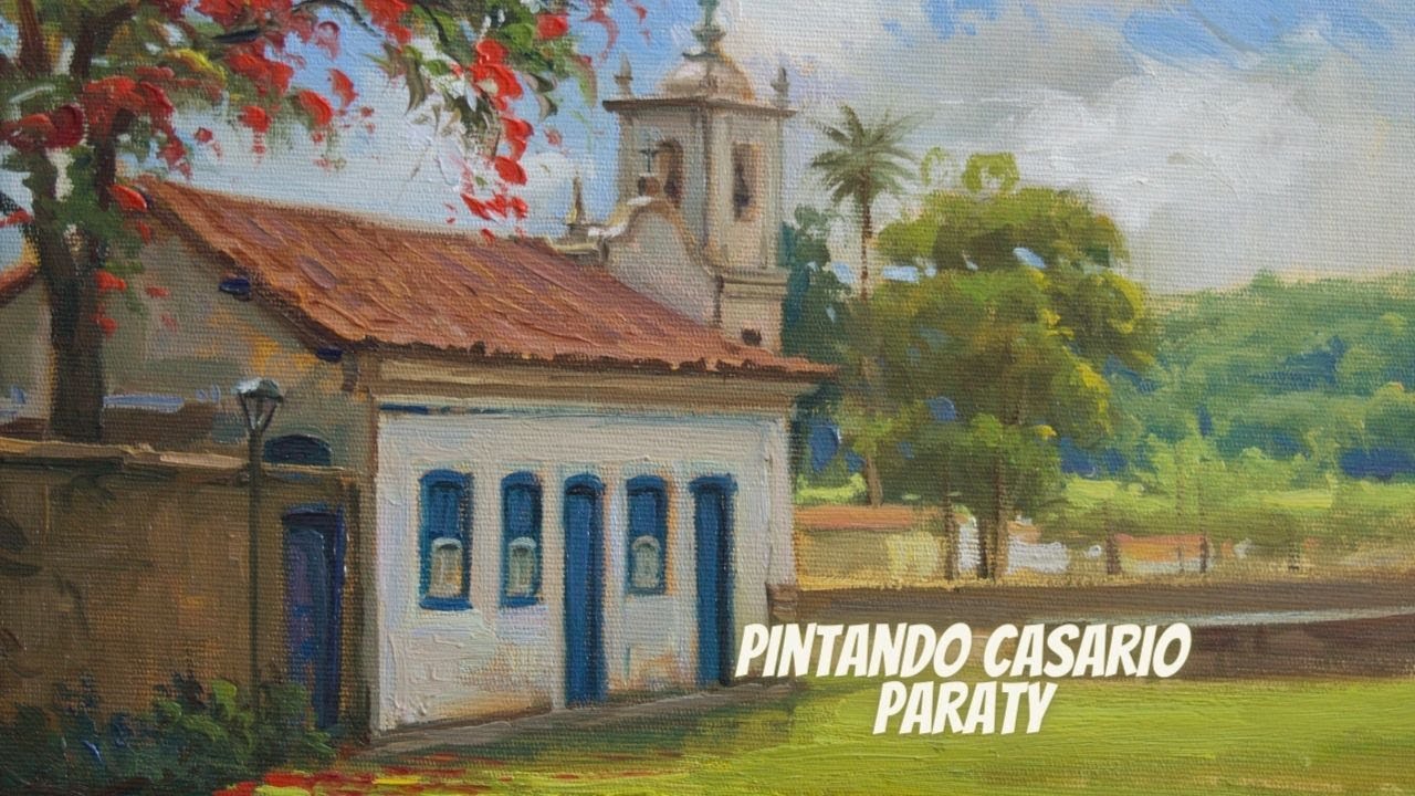 Pintando casario ,Paraty