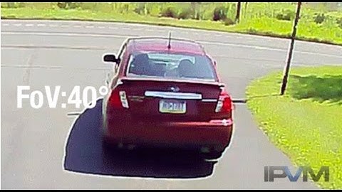 CCTV Surveillance Camera Focal Length Angle of View Comparison