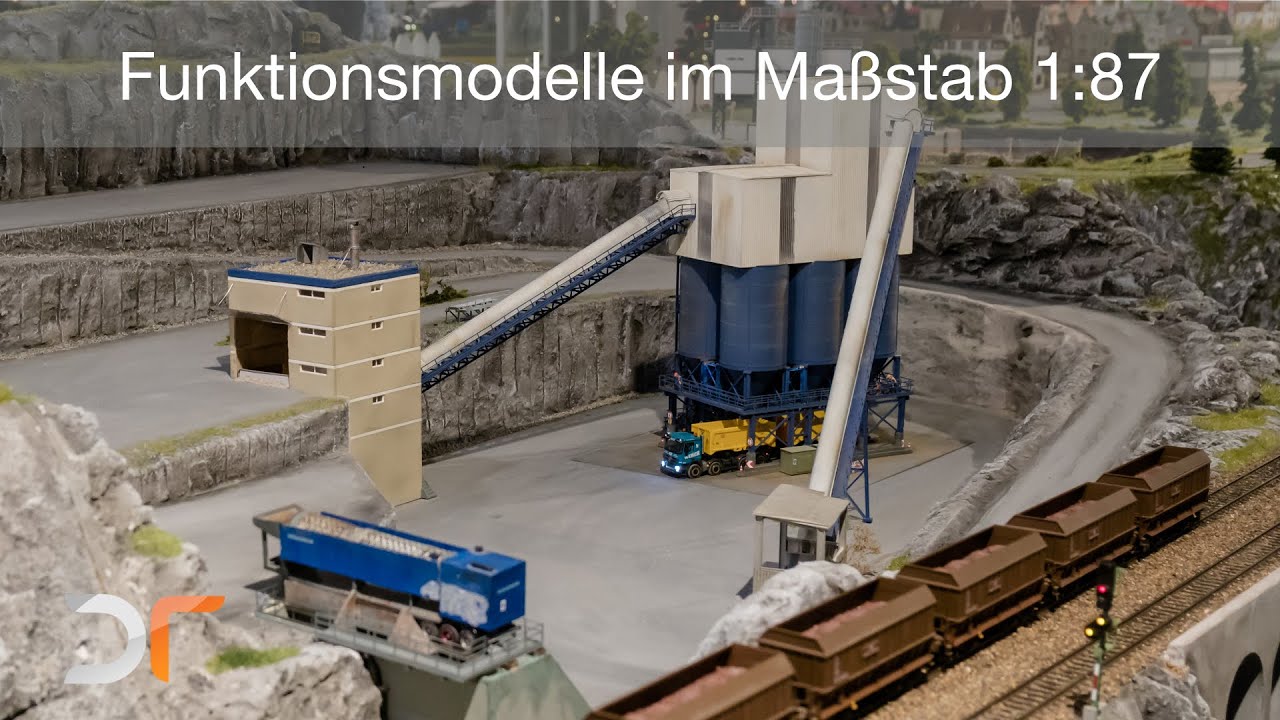 Modellbahnanlage vom feinsten - Highlights vom Steinbruch