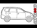 Cara Menggambar Mobil Toyota Avanza