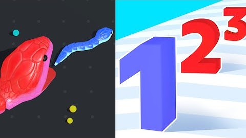 Sanke Clash Vs Number Master - Max Level ( New Update ) Math Gameplay Mobile games Math games